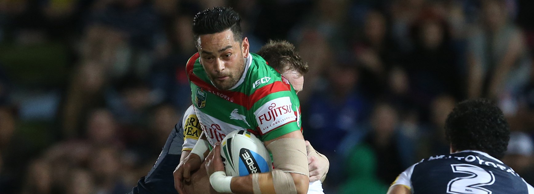 John Sutton picked up an injury during South Sydney's clash with North Queensland on Thursday night.