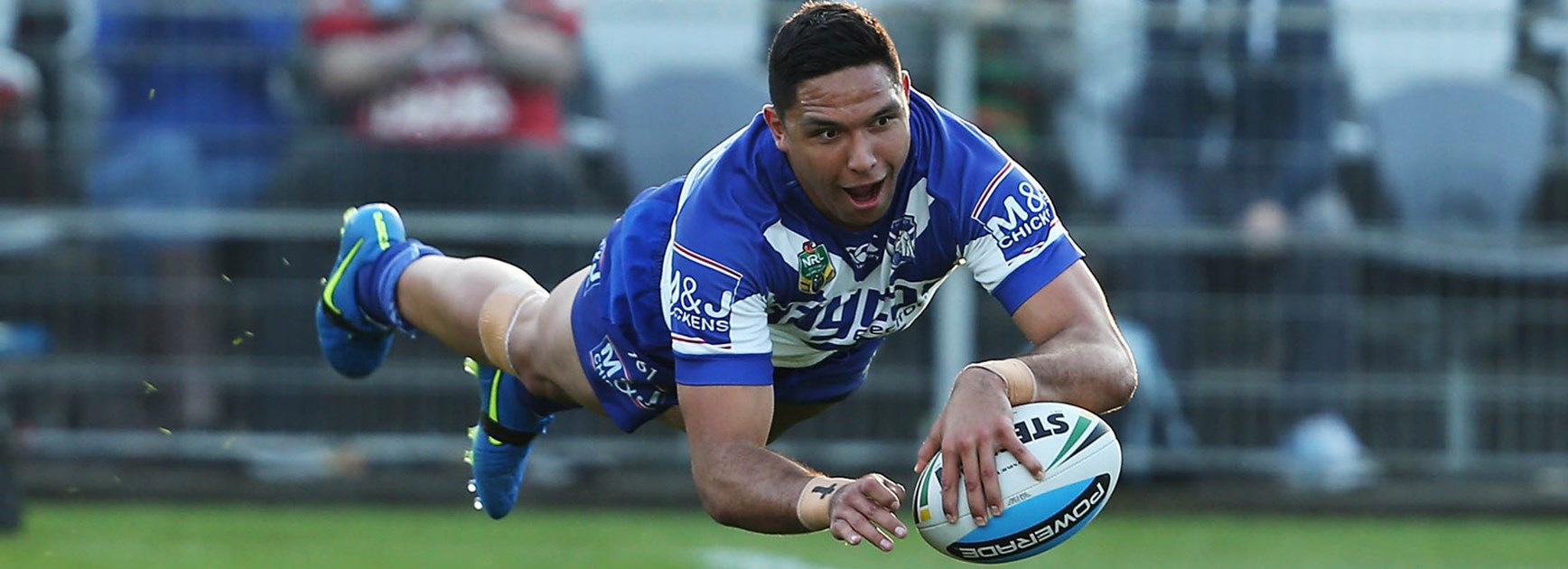 Curtis Rona was at his try-scoring best against the Titans in Round 23.
