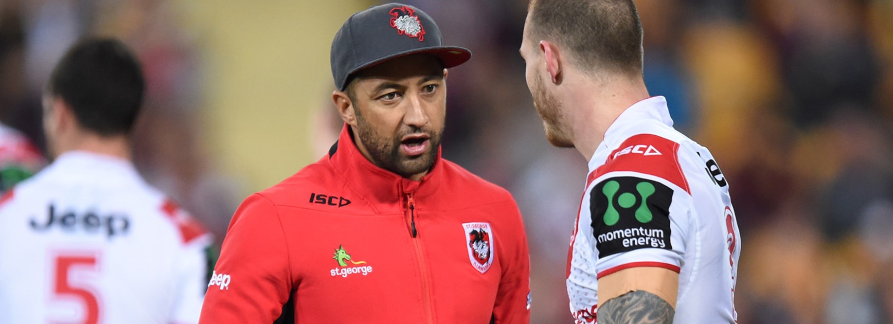 Benji Marshall missed the Dragons' Round 23 loss to the Broncos through injury.