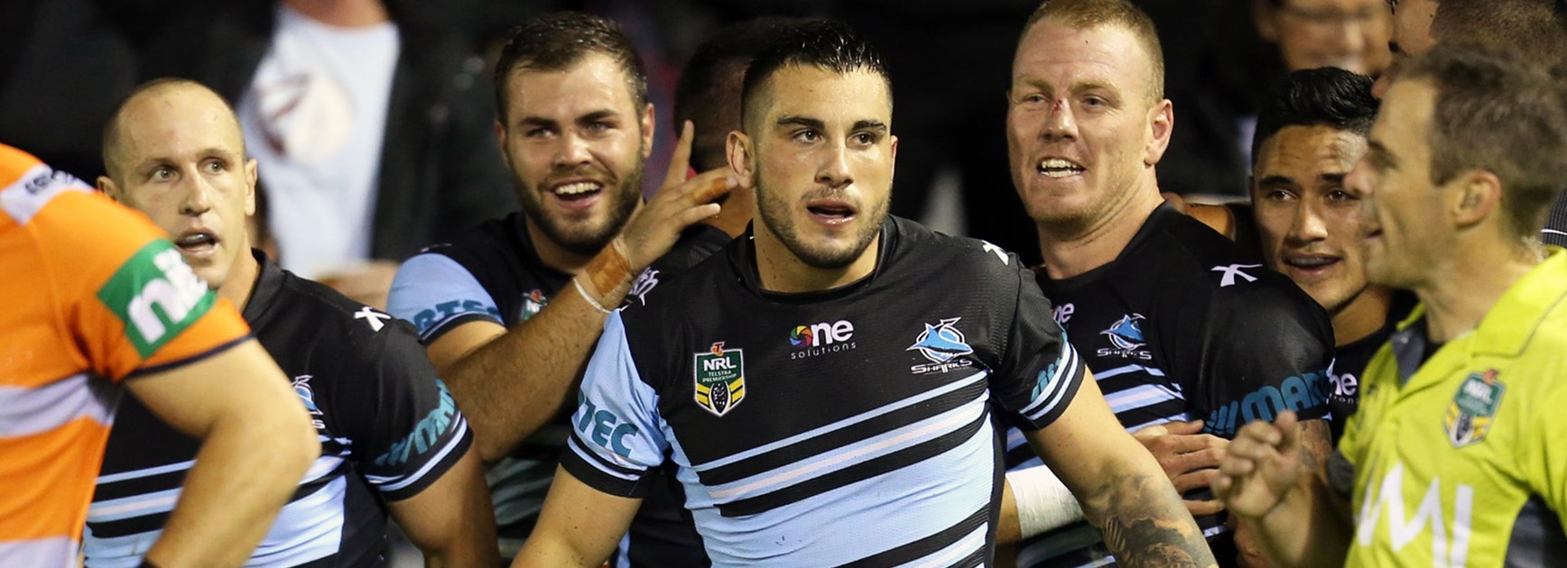 Jack Bird and Luke Lewis have formed a special bond in their first season together at the Sharks.