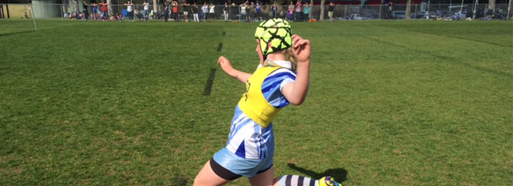 Girls competed in the annual NRL Legends Shield for the first time on Thursday.