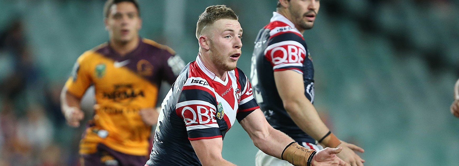 Roosters stand-in halfback Jackson Hastings is ready to fill the shoes of Mitchell Pearce.