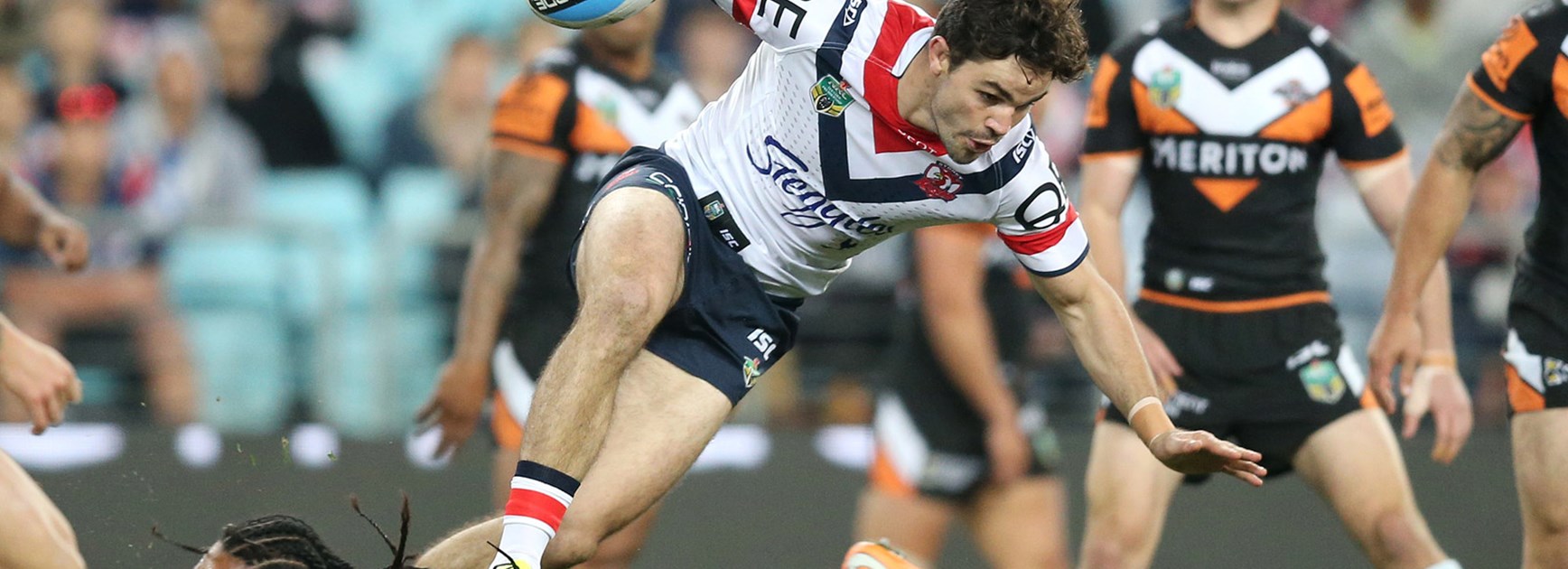 Aidan Guerra was a strong performer in the Roosters' big win in Round 20.