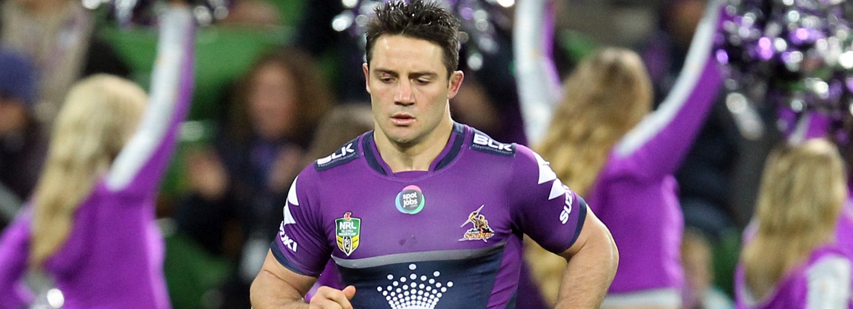 Cooper Cronk during Melbourne's Round 25 win over the Cowboys.