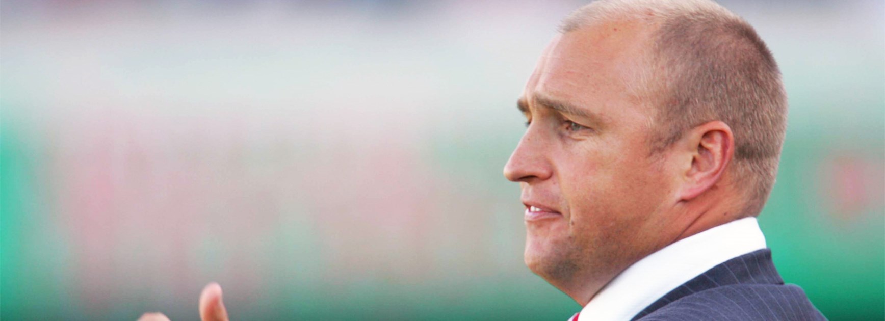 Nathan Brown during his time coaching the St George Illawarra Dragons.