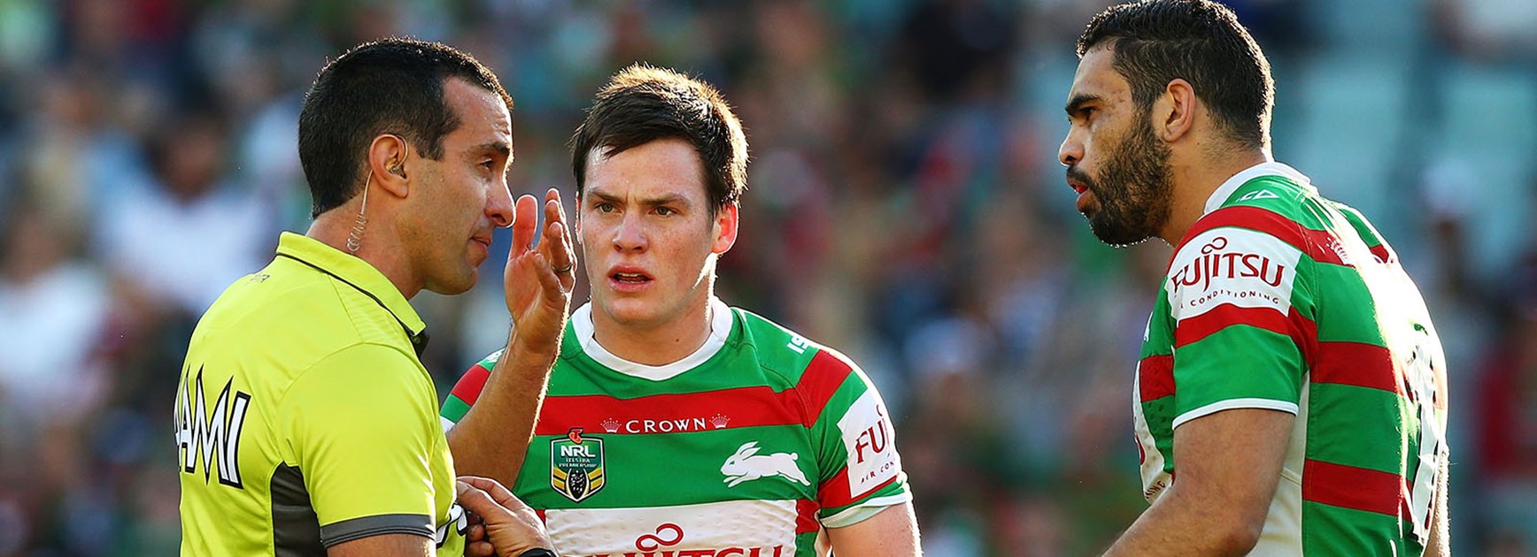Luke Keary is put on report for a suspected eye gouge.