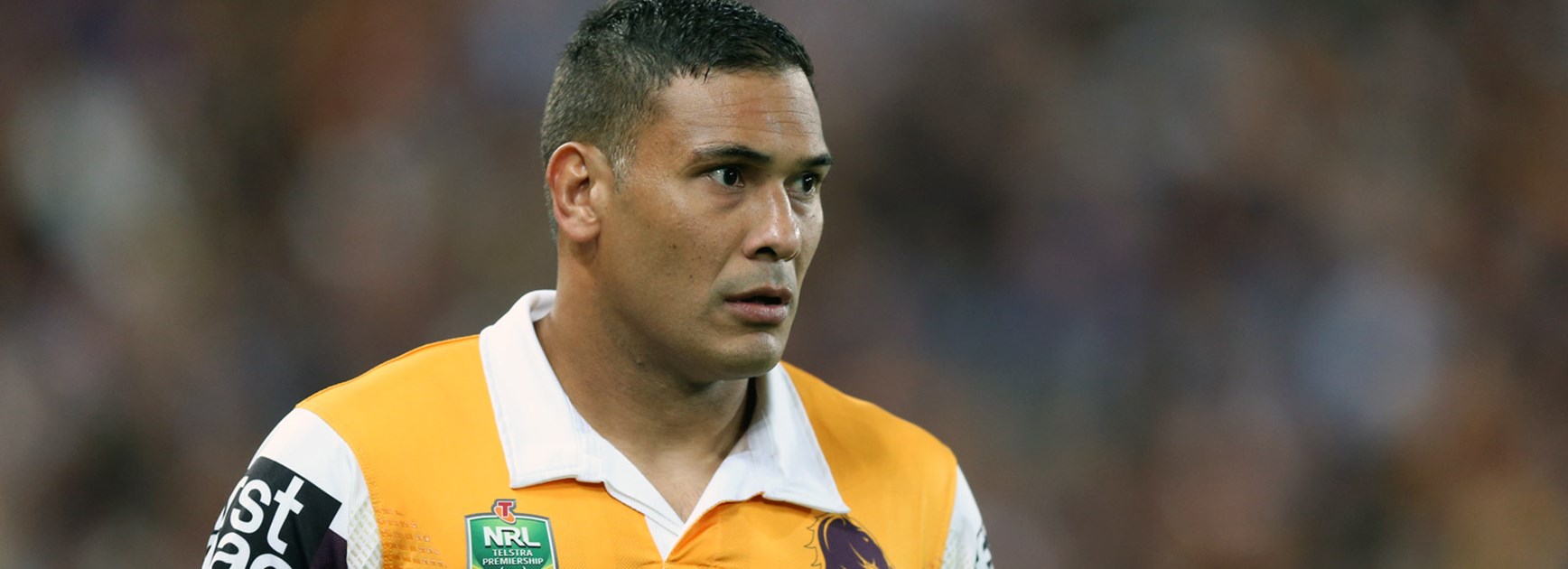 Justin Hodges was placed on report in his final game at Suncorp Stadium.