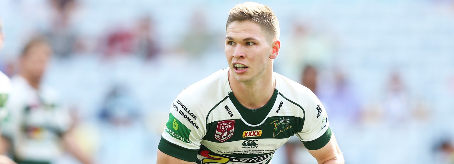 Manly-bound hooker Matt Parcell during Ipswich's win over Newcastle in the 2015 State Championship.