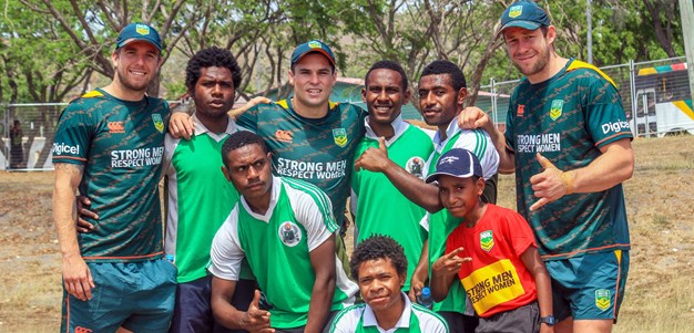 Players back NRL education program in PNG