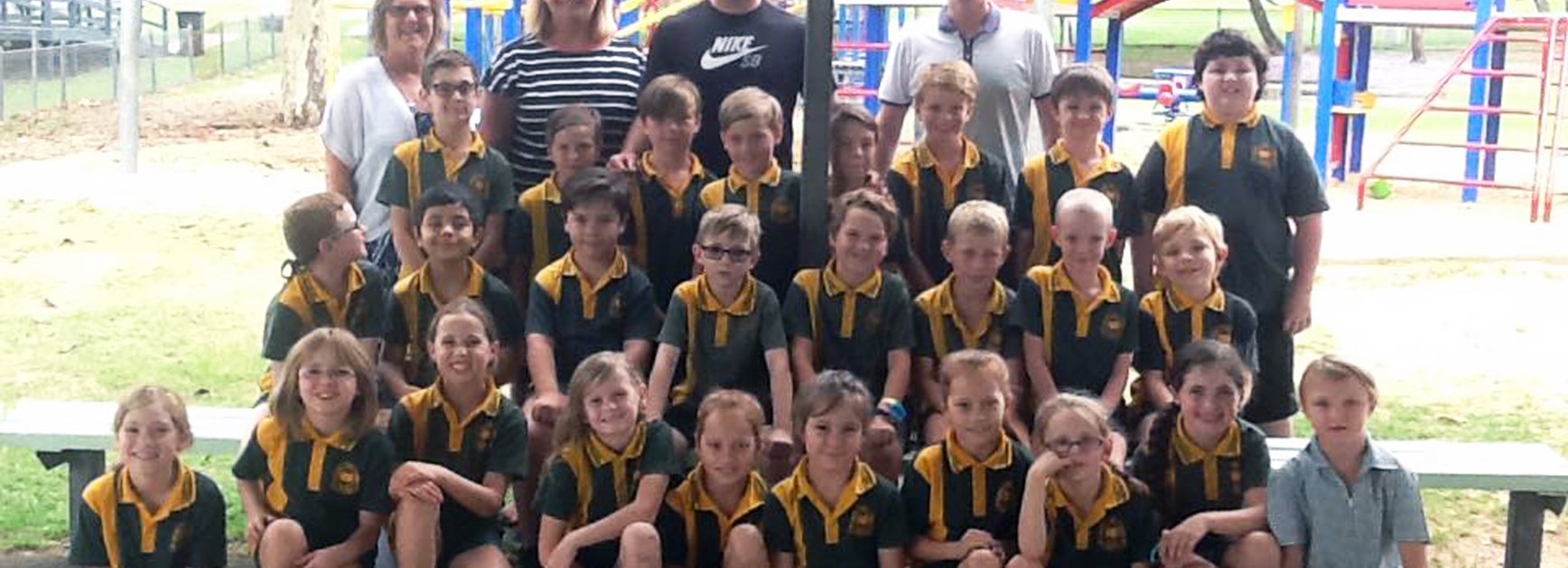 Students and teachers at Walloon State School got a shock when Maroons captain Cameron Smith paid them a visit on Monday.