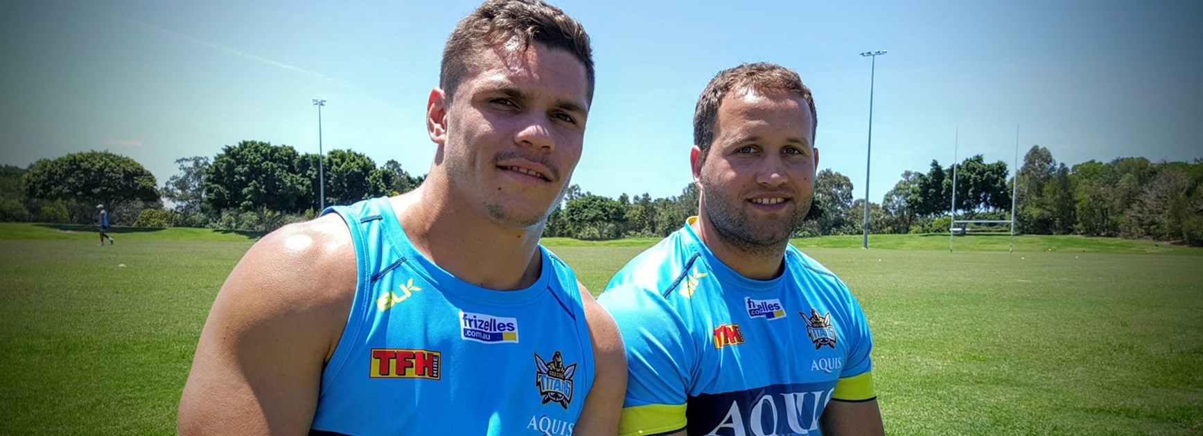 Cousins James and Tyrone Roberts can't wait to unleash on opposition NRL defences with the Titans as they did playing together as juniors.