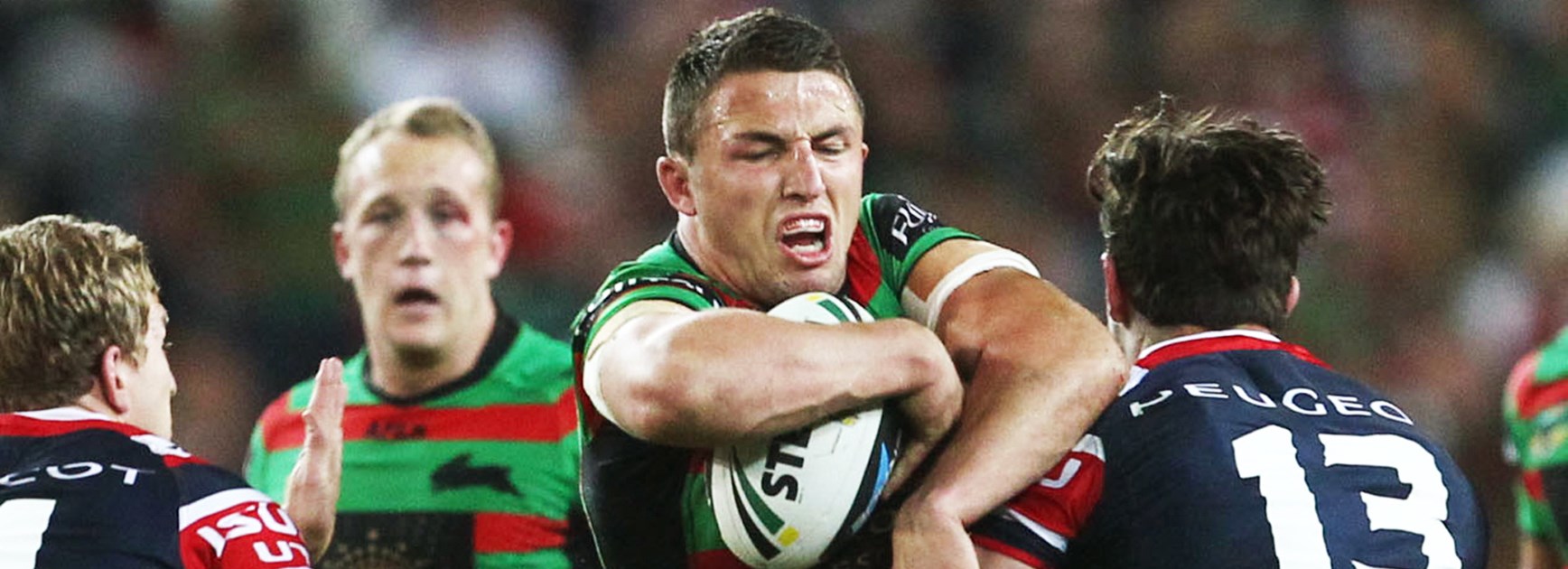 Sam Burgess will return for Souths against the Sydney Roosters in Round 1, 2016.