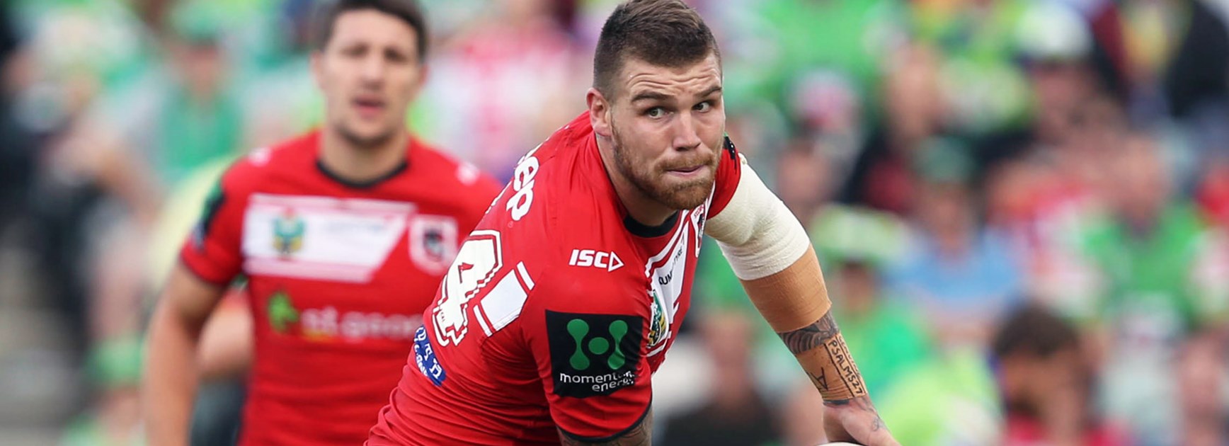 Josh Dugan has indicated he'd prefer a move to the centres in 2016.