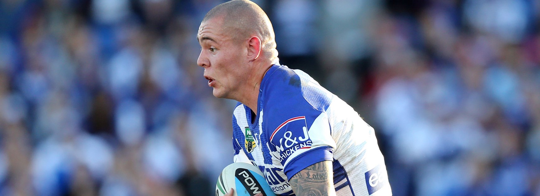 Bulldogs prop David Klemmer was immense for his side yet again against the Broncos.