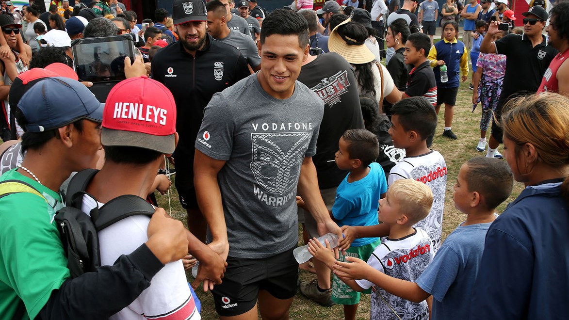 Fans can't wait to see Roger Tuivasa-Sheck play his first game for the Warriors.
