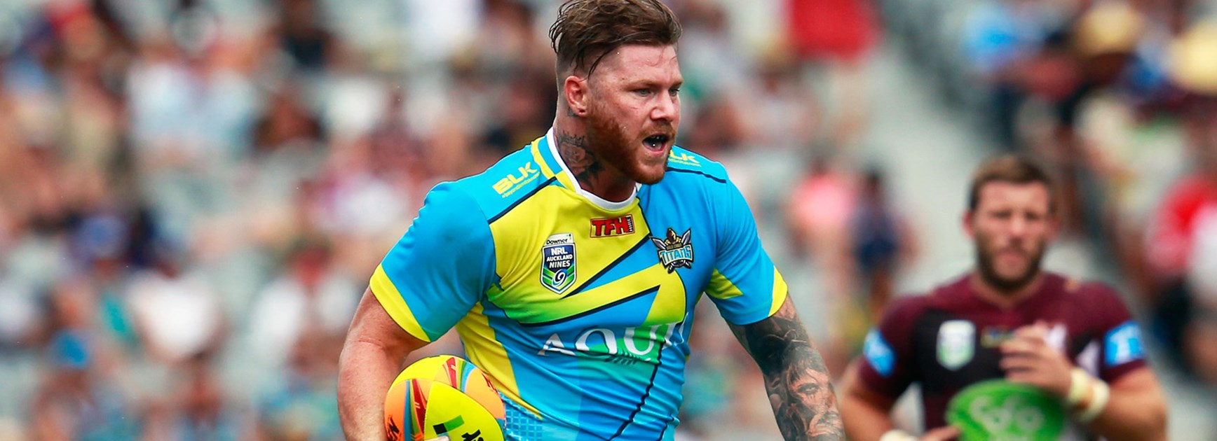 Titans recruit Chris McQueen was named in the team of the tournament at the 2016 Auckland Nines.