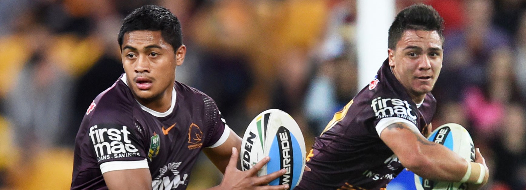 Childhood teammates Anthony Milford and Kodi Nikorima will combine in the halves for the Broncos against Wigan.