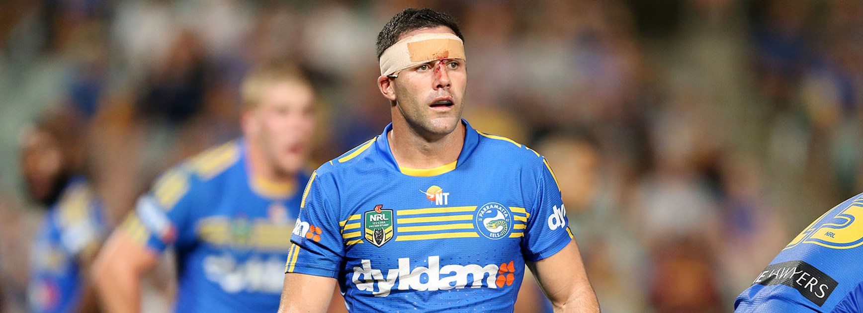 It was a tough night out for the Eels including new recruit Michael Gordon.