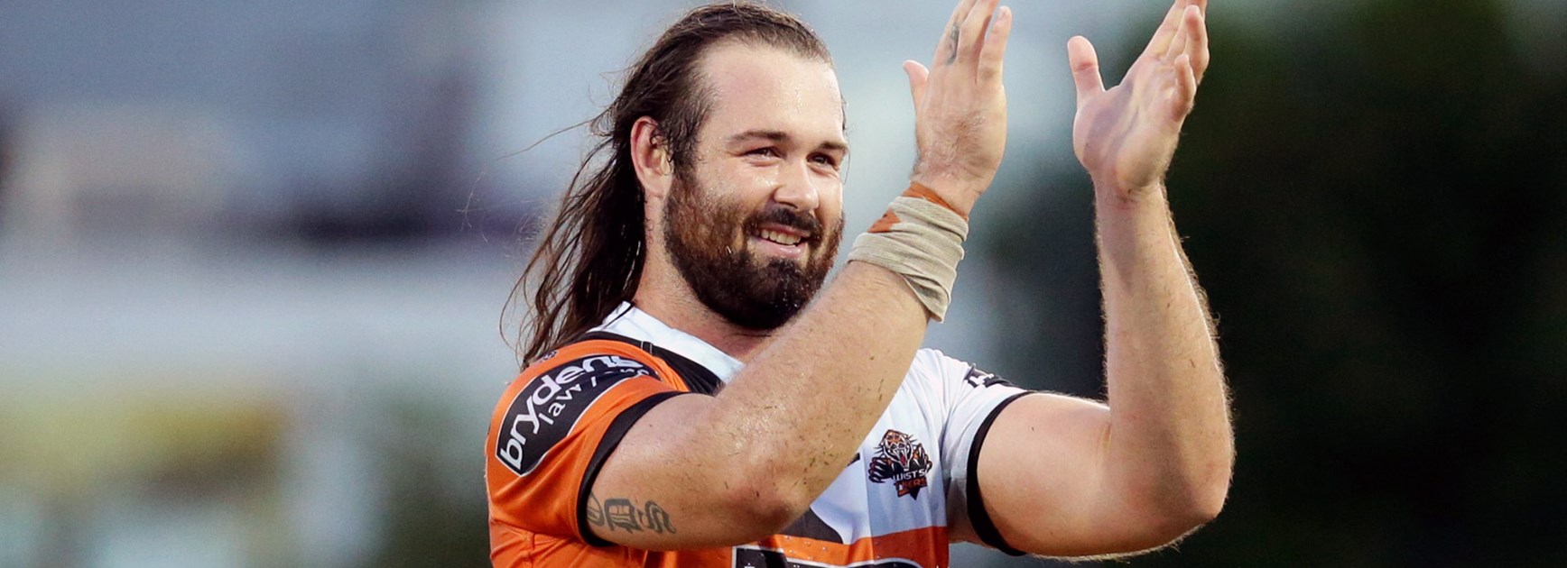 Wests Tigers captain Aaron Woods pumped out big minutes in Round 1.