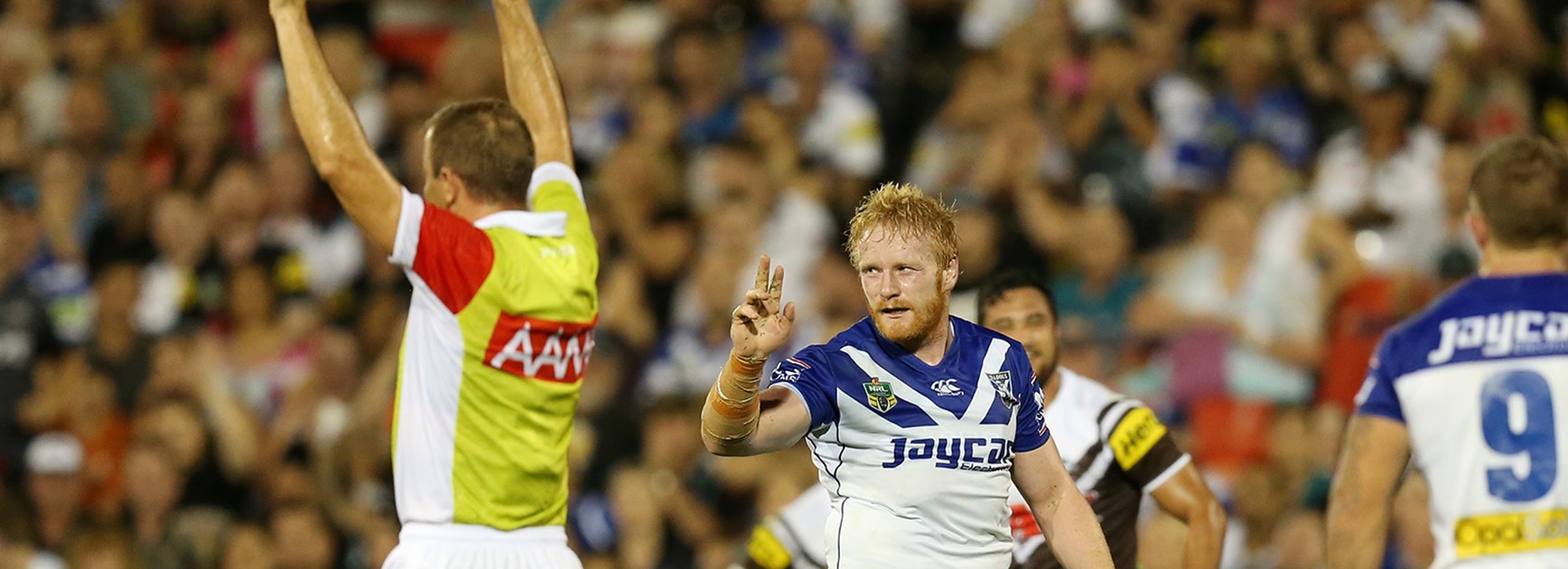 Bulldogs captain James Graham was not charged by the Match Review Committee after a possible shoulder charge in Round 2.