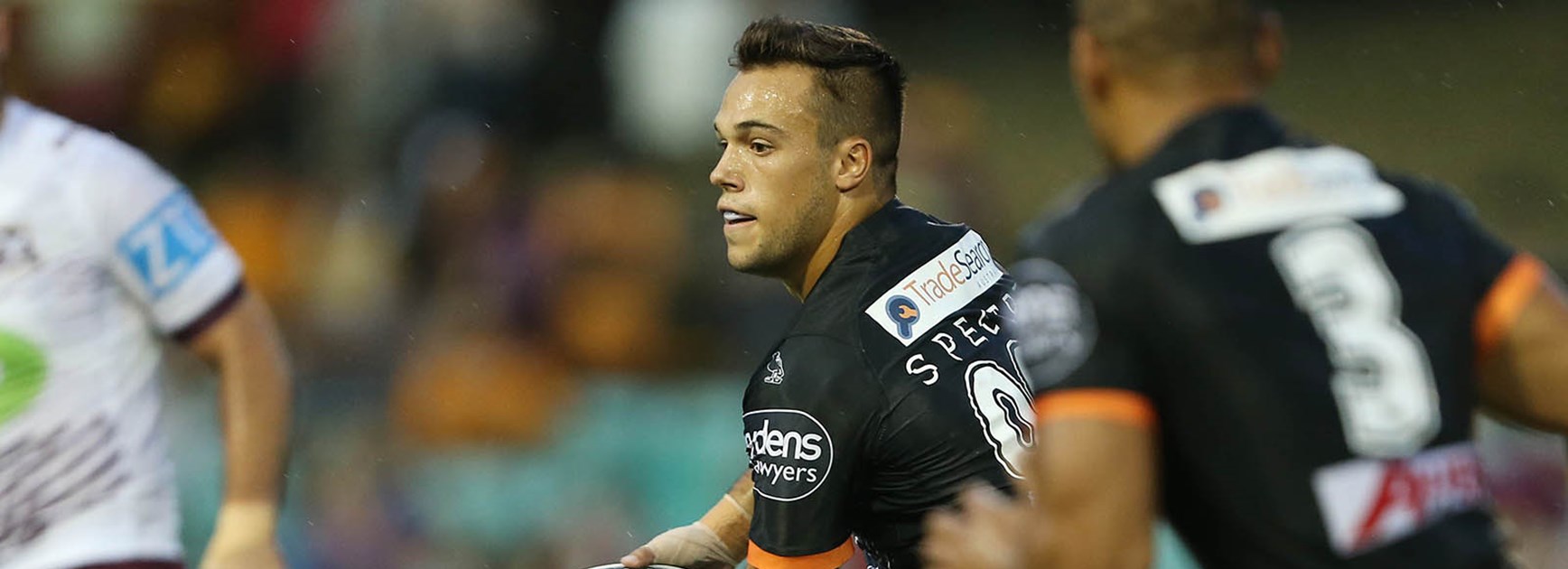 Luke Brooks made his return for the Wests Tigers against Manly at Leichhardt Oval in Round 2.