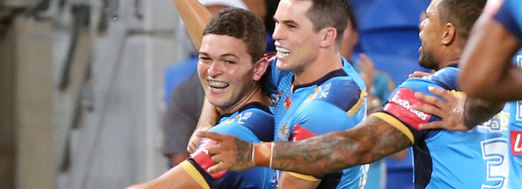 Ashley Taylor scored a try against Wests Tigers in Round 3.