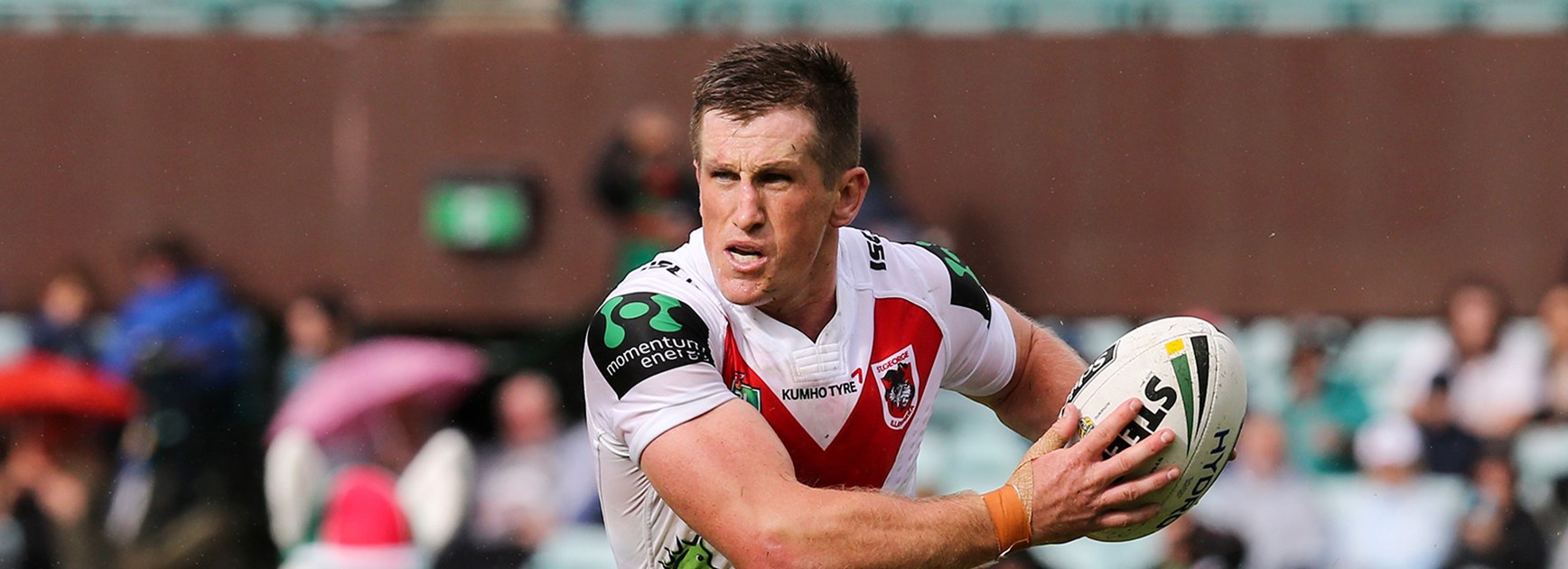 Dragons utility Josh McCrone in action against the Rabbitohs at the SCG in Round 3.