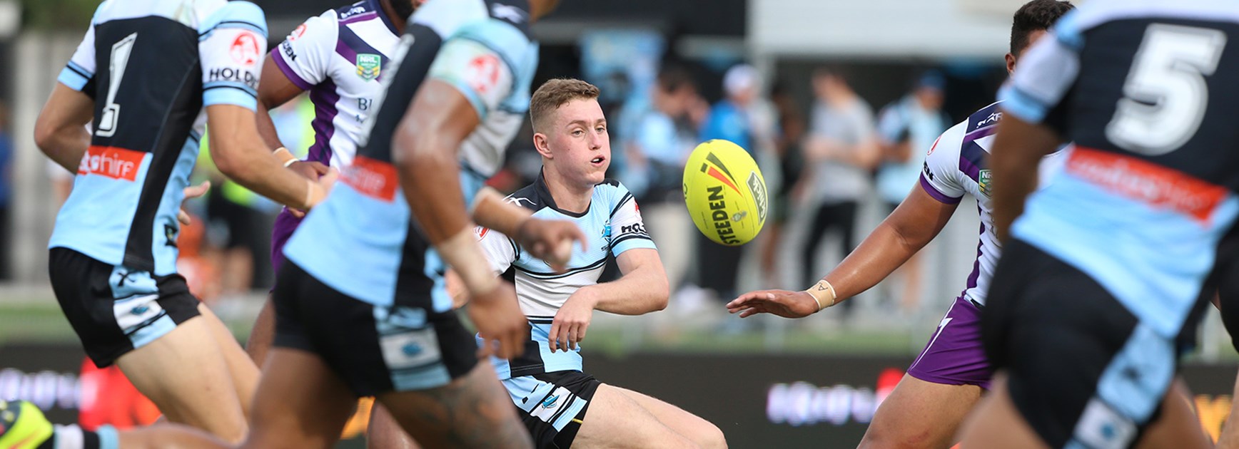 The Sharks came from 28 points down at one stage to defeat Melbourne in the NYC.