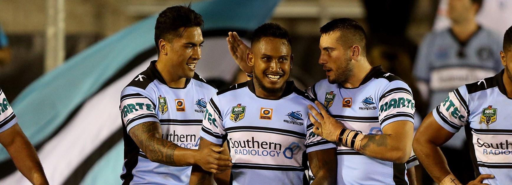 Cronulla fullback Ben Barba scored for the Sharks in their Round 4 win over the Storm.