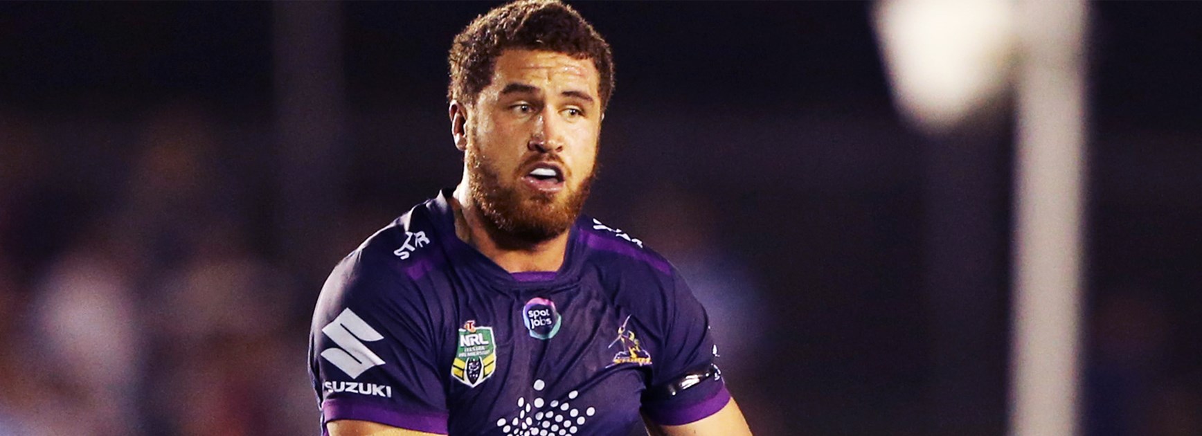 Melbourne's Kenny Bromwich is set to play his 50th NRL game with the Storm.