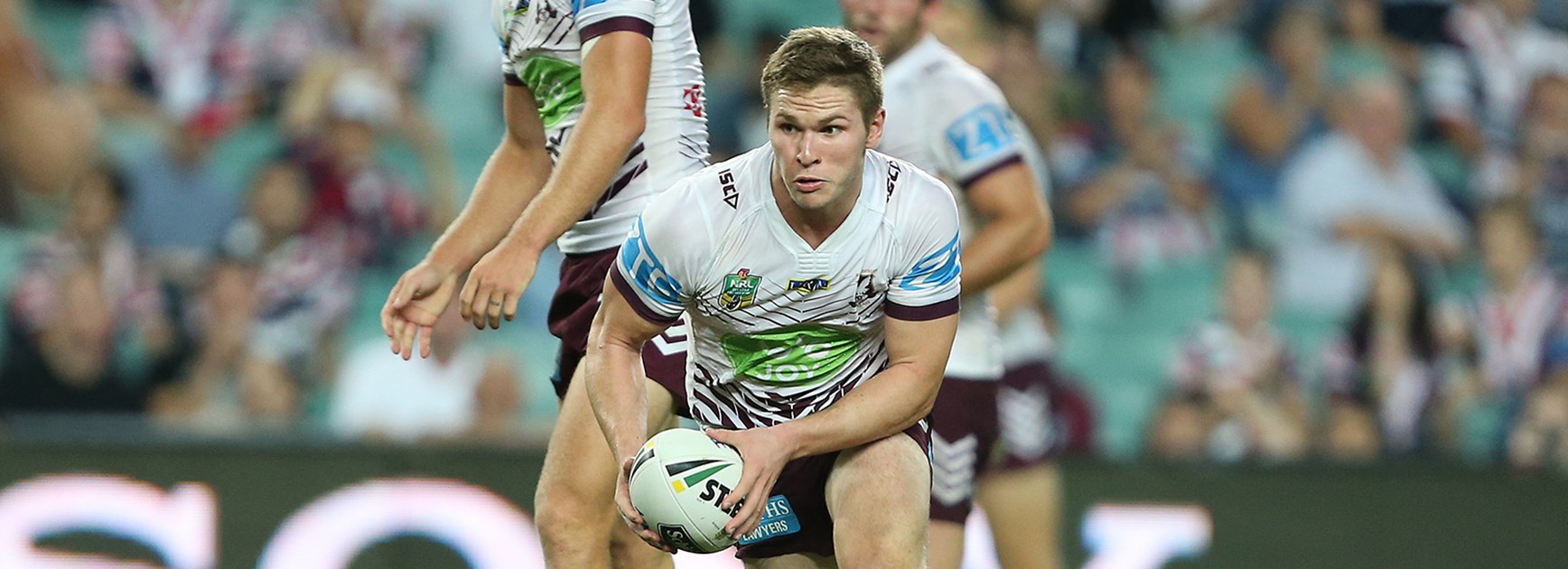 Sea Eagles hooker Matt Parcell in action against the Roosters in Round 4 of the Telstra Premiership.