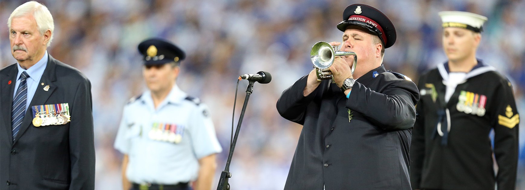The last post is performed during Anzac Day ceremonies.