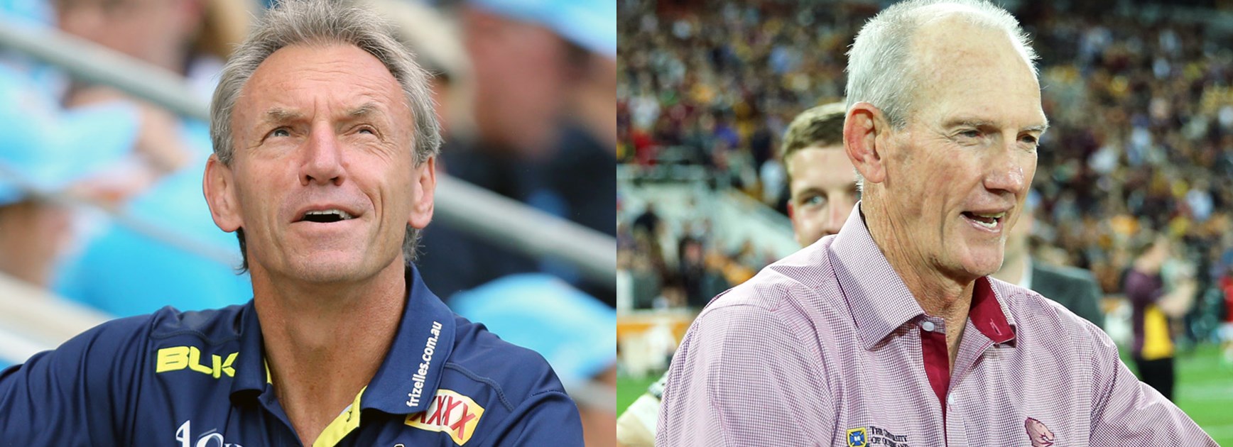 Titans coach Neil Henry and Broncos coach Wayne Bennett will face off on Friday night.