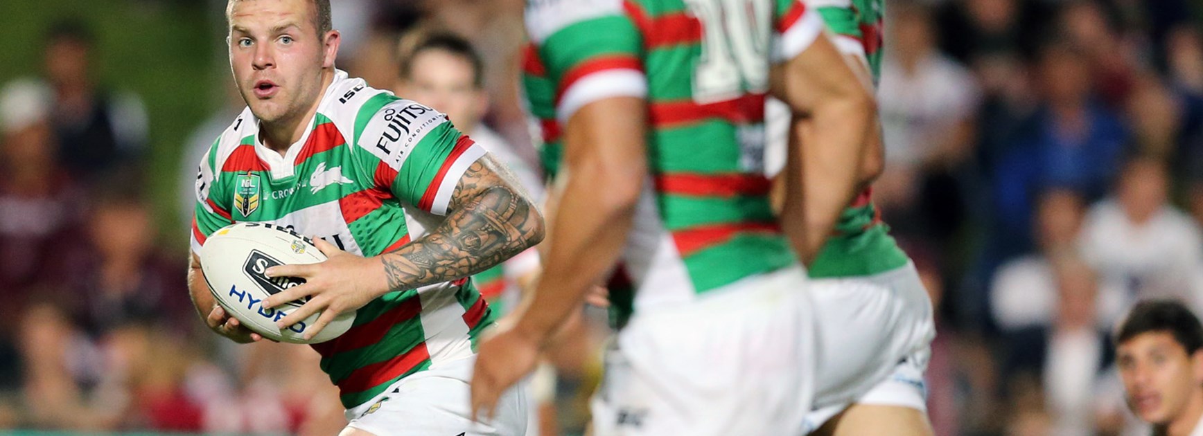 Rabbitohs forward Nathan Brown against Manly in Round 5.