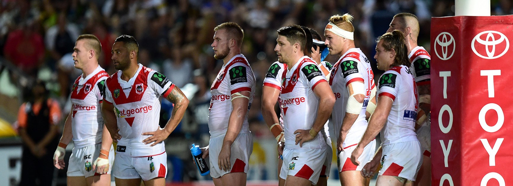 The Dragons were shut out by the Cowboys in Round 5 of the 2016 NRL Telstra Premiership.