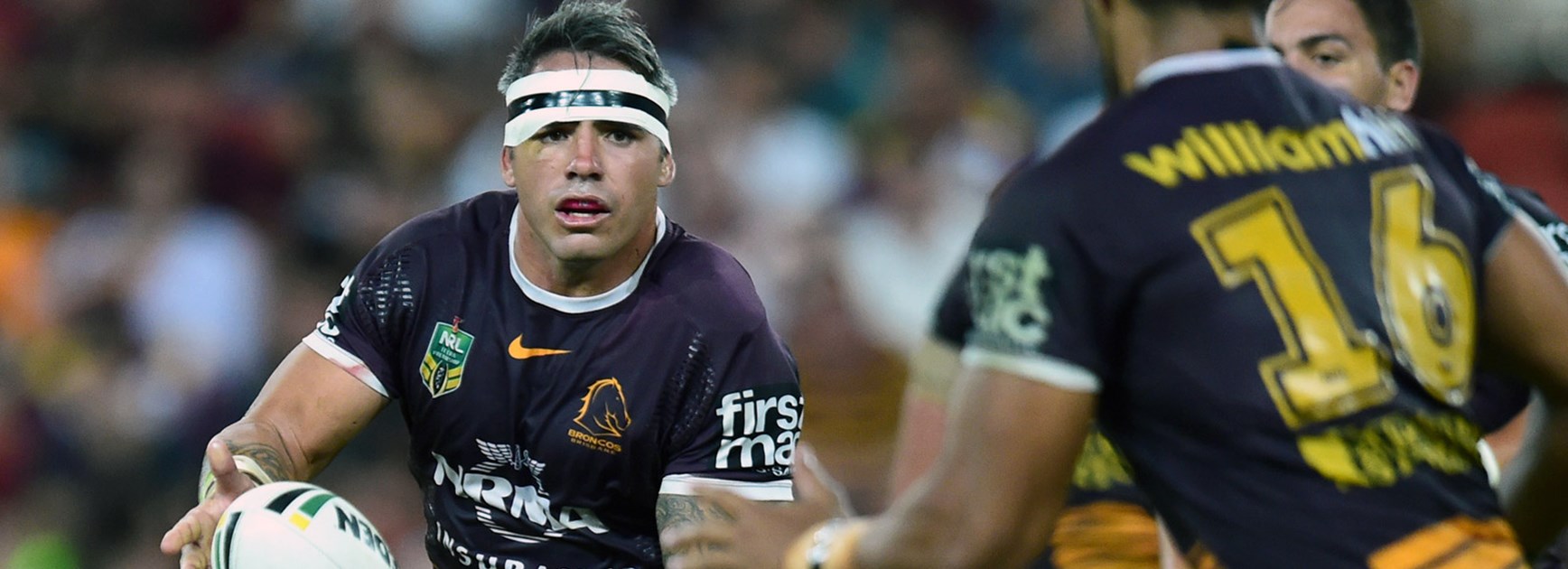 Broncos captain Corey Parker against the Dragons in Round 6.