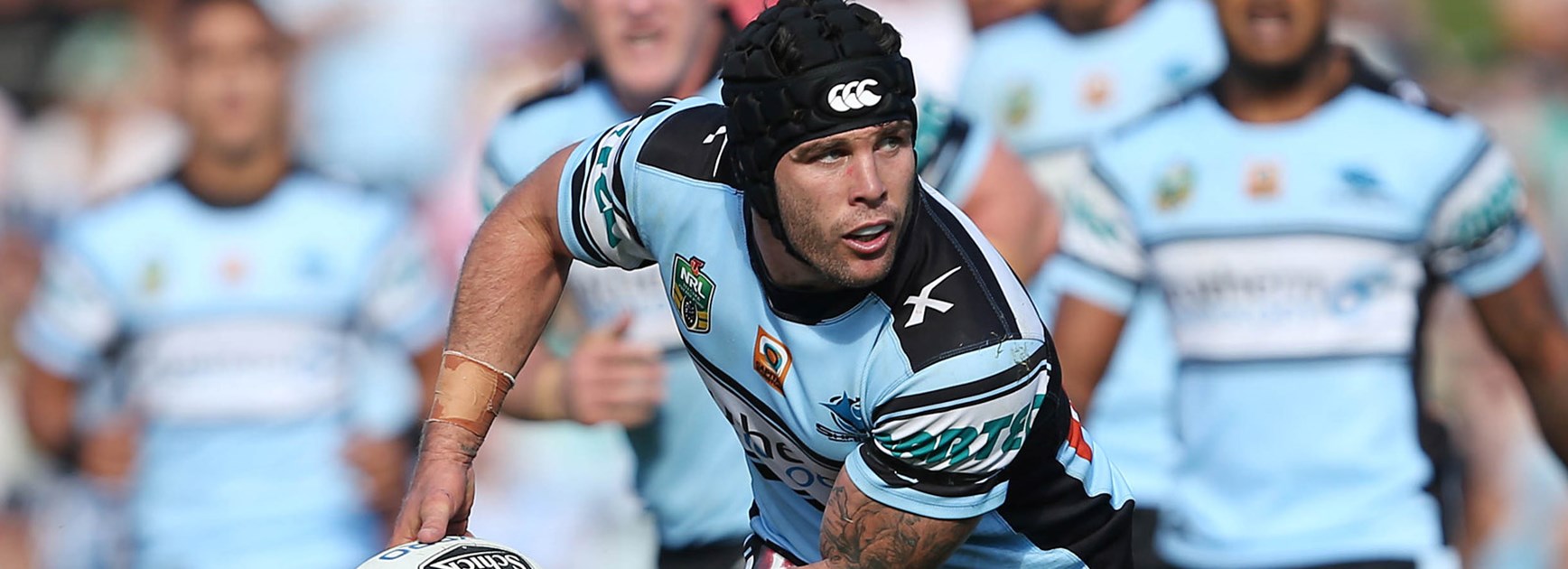 Sharks hooker Michael Ennis performed strongly against the Titans in Round 6.