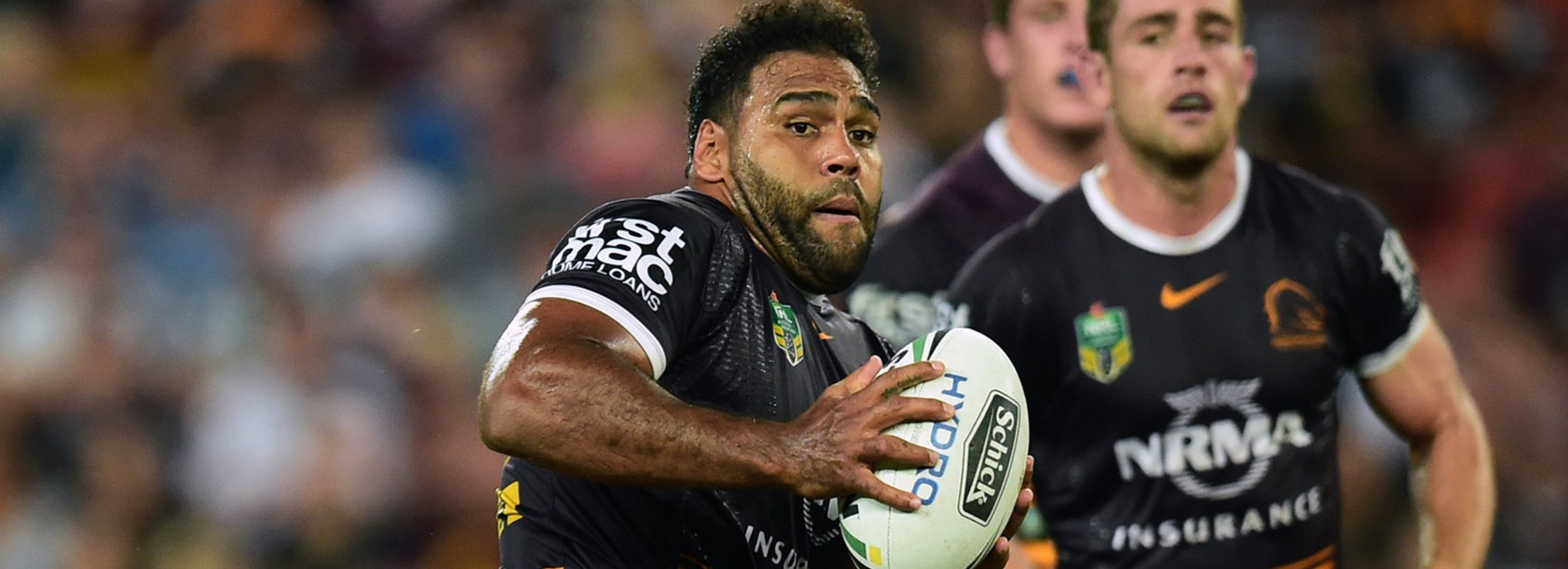 Broncos forward Sam Thaiday against the Knights in Round 7.