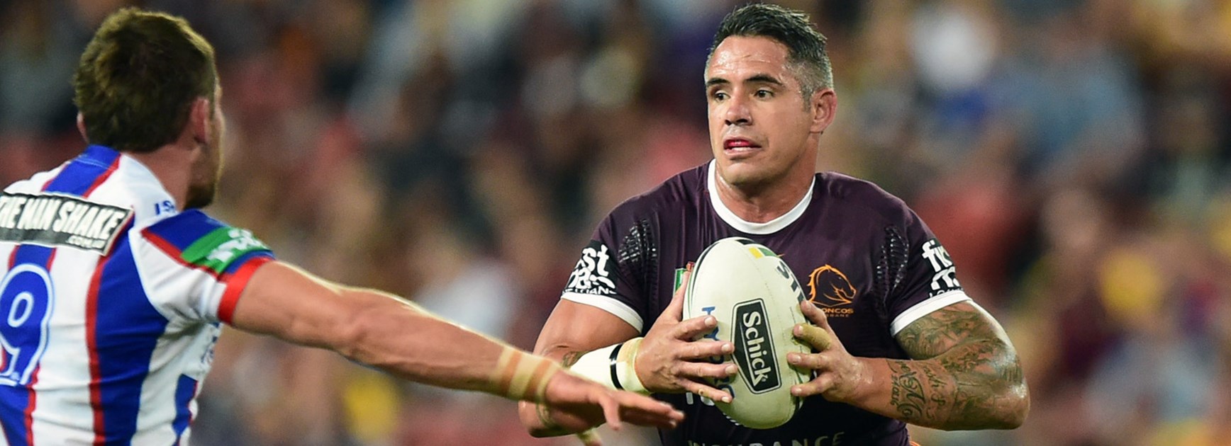 Broncos captain Corey Parker against the Knights in Round 7.