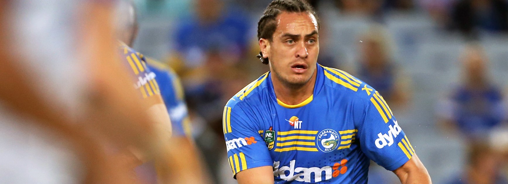 Stand-in Eels five-eighth Brad Takairangi was solid against the Bulldogs.