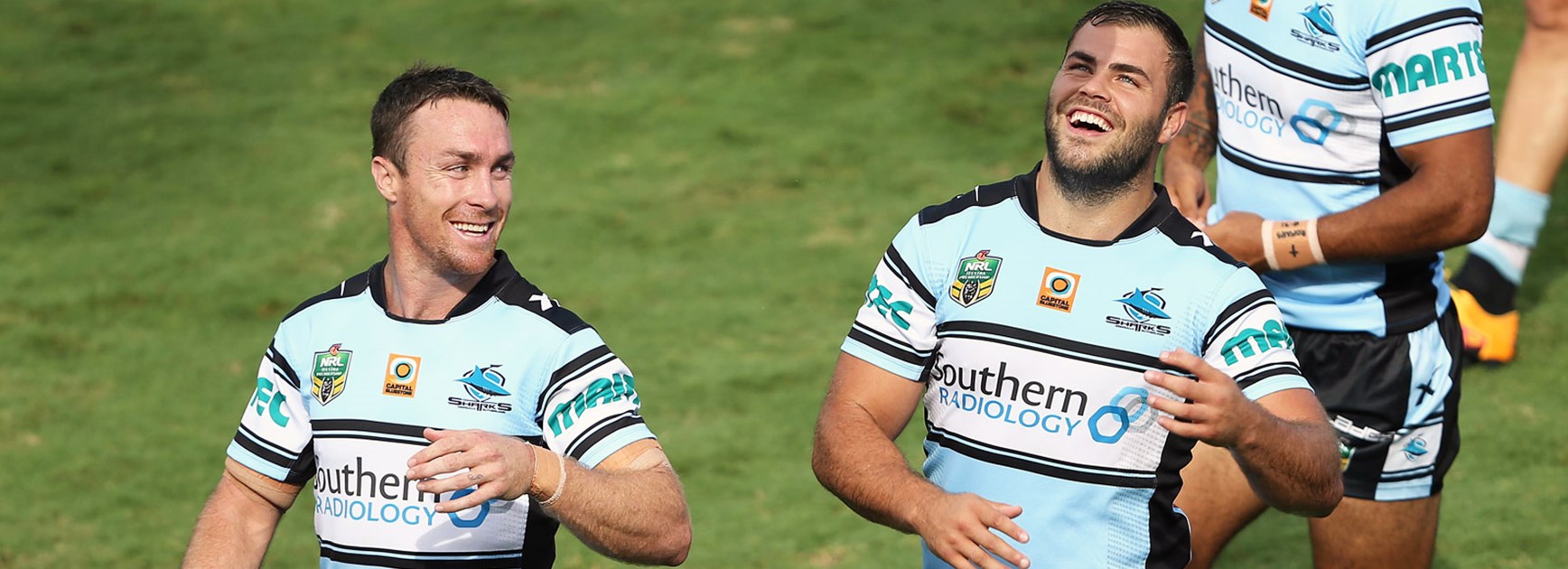 James Maloney and Wade Graham have forged a strong bond at the Sharks.