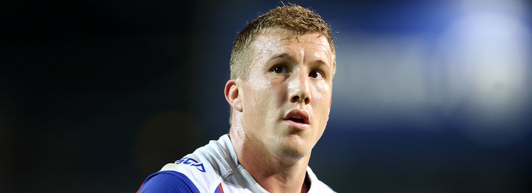 Trent Hodkinson looks on during his side's loss to the Roosters in Round 9.