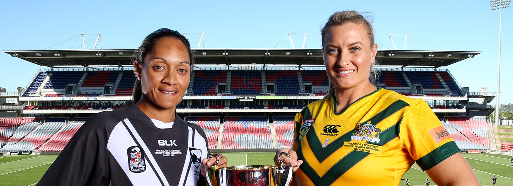 Sarina Fiso and Ruan Sims are ready to lead their teams at Hunter Stadium.