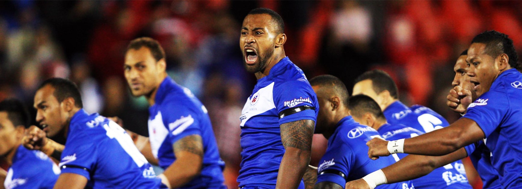 Roy Asotasi in action for Samoa in 2013.