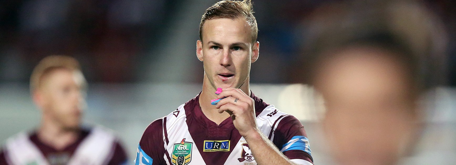 Sea Eagles halfback Daly Cherry-Evans is often the centre of attention, even though he'd rather not be.