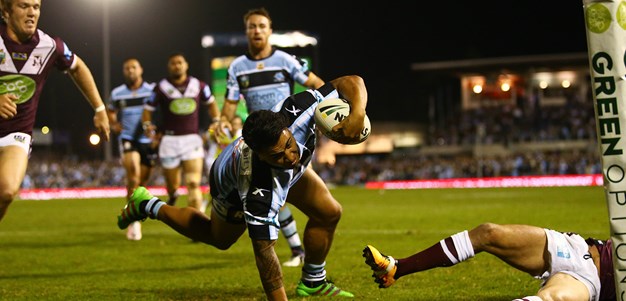 Cronulla move top with win over Manly