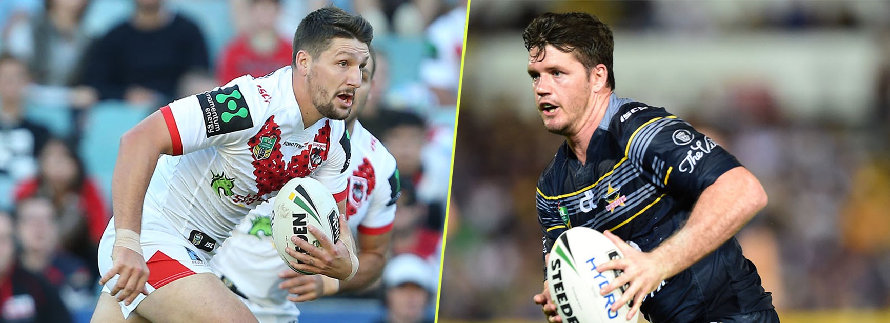 Gareth Widdop and Lachlan Coote will look to lead from the front with Origin stars away.
