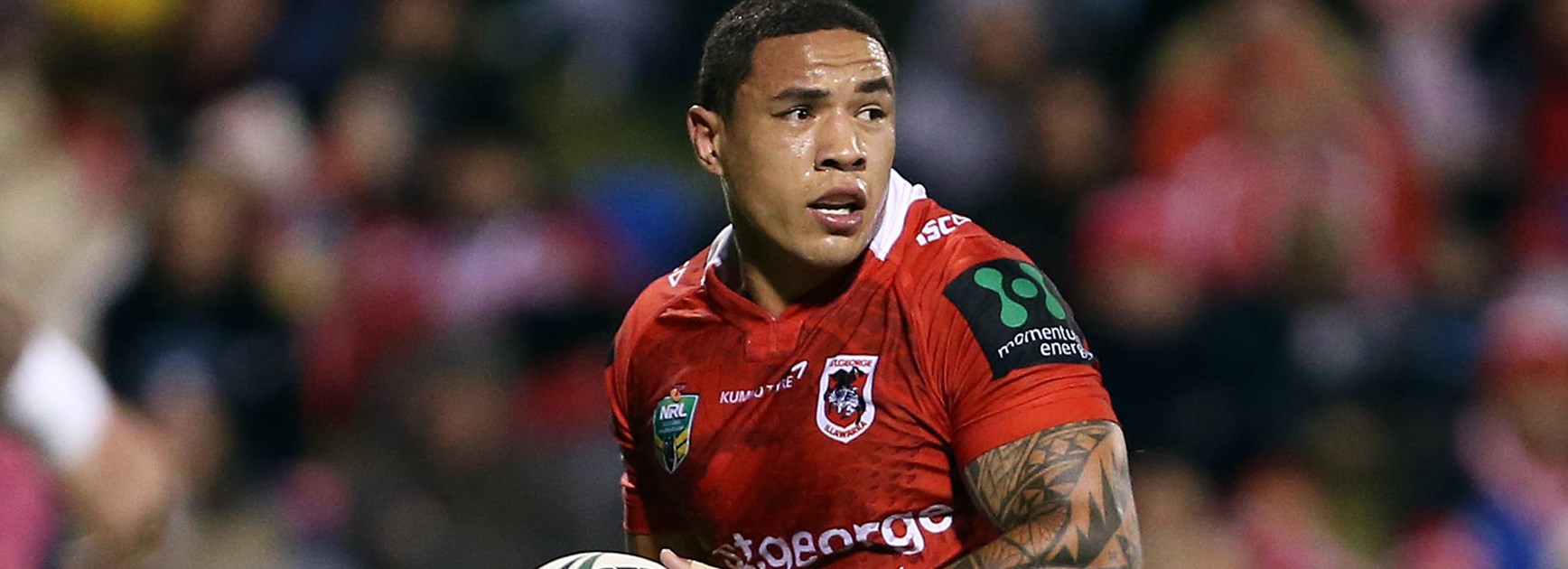 Dragons second-rower Tyson Frizell was powerful against the Cowboys.