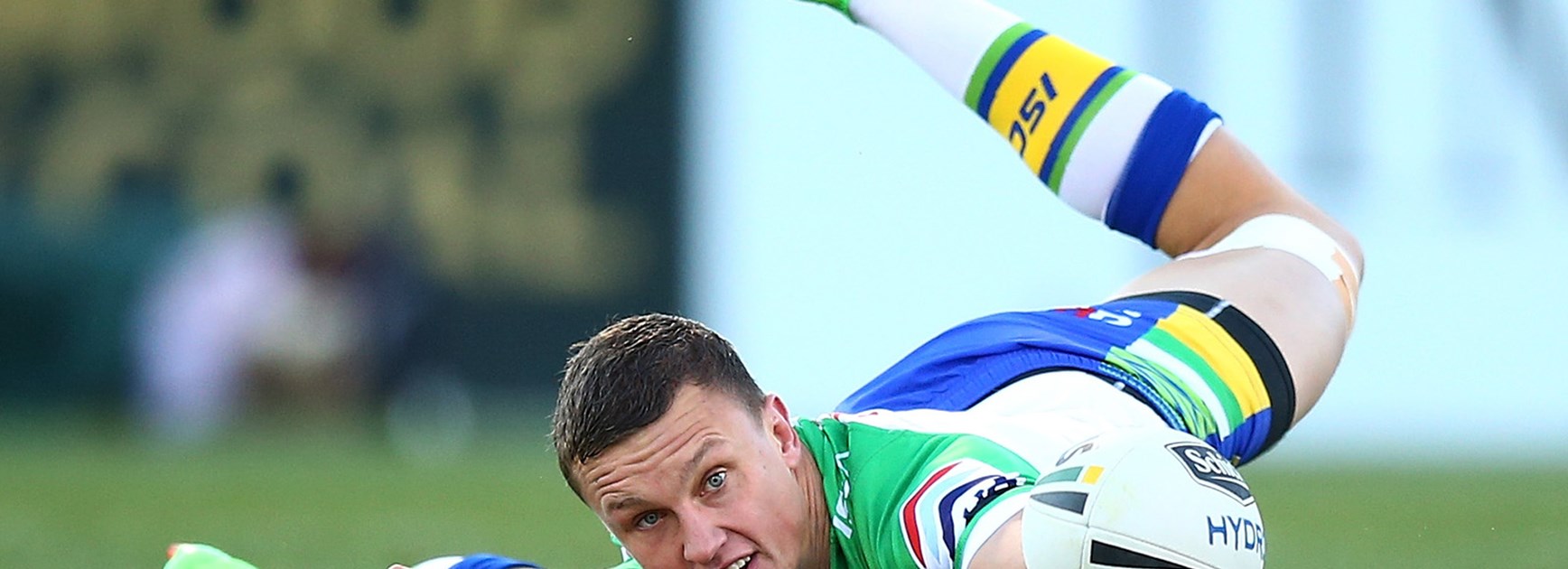 Jack Wighton made several early errors, but made amends with a match turning play.