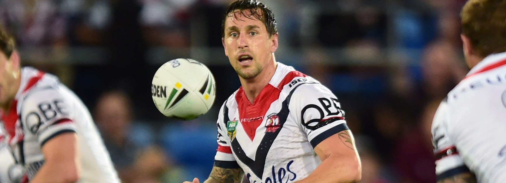 Roosters halfback Mitchell Pearce against the Titans in Round 10.
